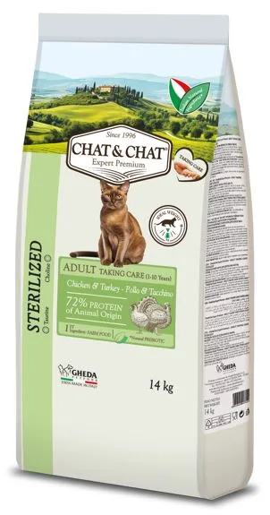 Chat&Chat Expert Adult Sterilized Cat (Птица)