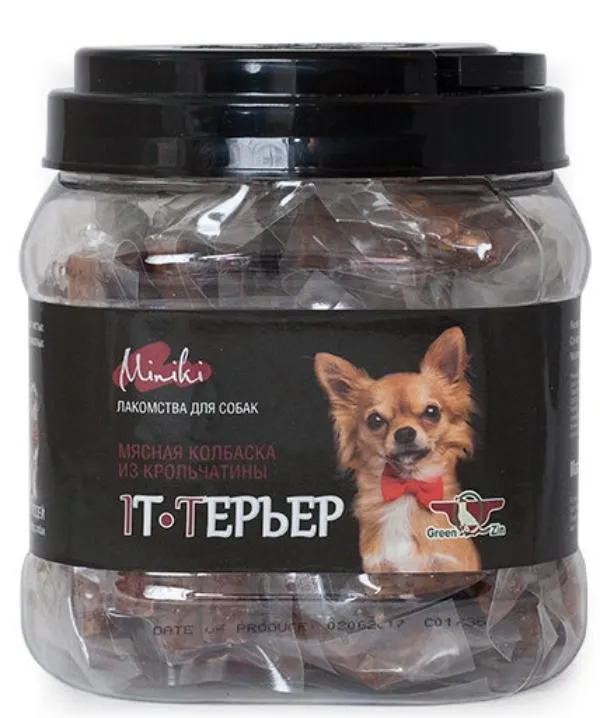 GreenQZin Колбаски "IT-ТЕРЬЕР" с мясом кролика