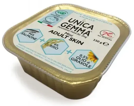 Unica Gemma Adult Mini Skin Паштет из лосося, 150 г