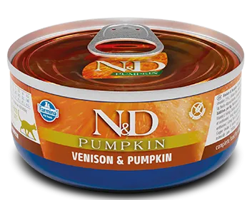 Консервы Farmina N&D Pumpkin Cat (Оленина, тыква), 70 г