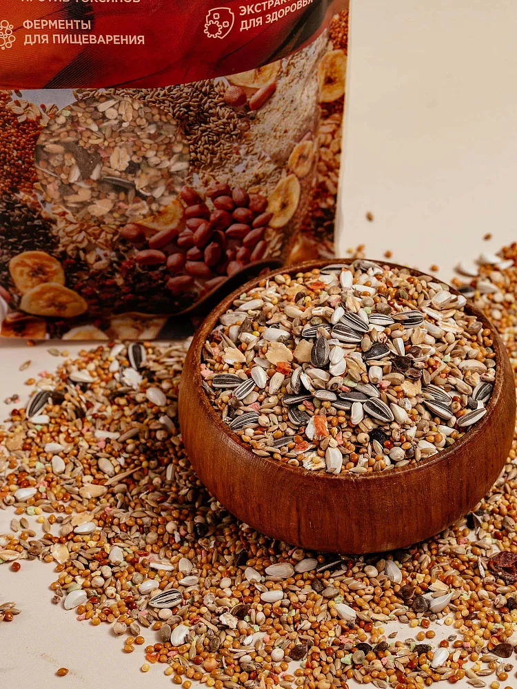 MIKIMEALS Корм для средних попугаев