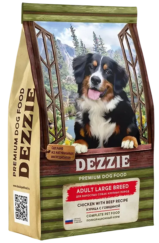 Dezzie Adult Large Breed (Курица, говядина)