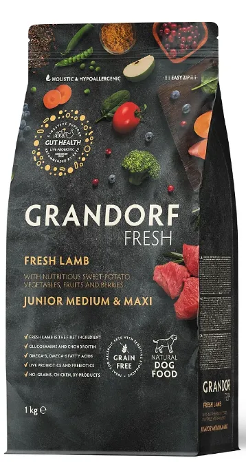  Grandorf Fresh Junior Medium&Maxi Breeds (ягнёнок с бататом)