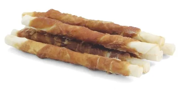 Triol Крученые палочки с уткой для собак (банка)