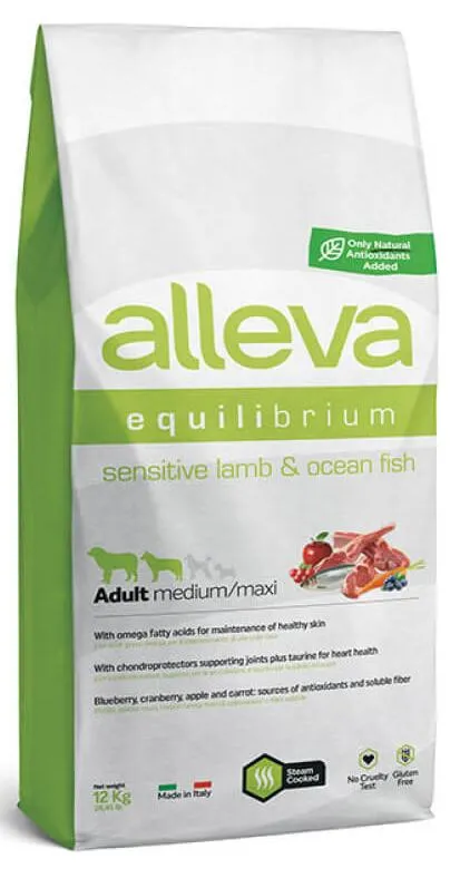Alleva Equilibrium Adult Medium & Maxi (Ягненок, океаническая рыба)