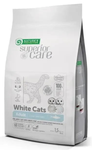 Nature's Protection White Cats GF (Сельдь)