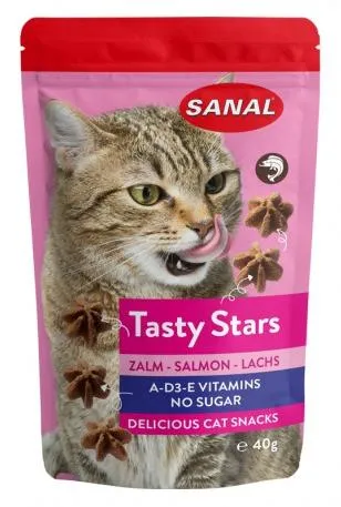 Sanal Лакомство Звездочки с лососем