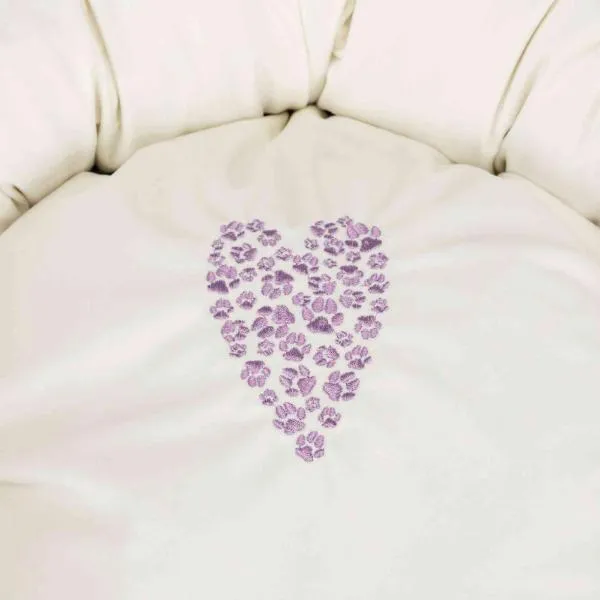 Лежак "Trixie" "Pets Home", фиолетовый/кремовый