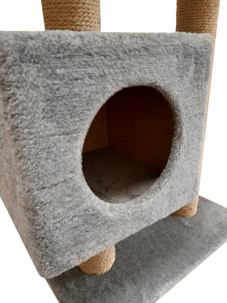 Cat House Комплекс "Буран", 106 см, джут
