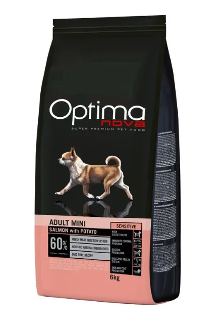 OptimaNova Adult Mini Sensitive (Лосось и картофель)