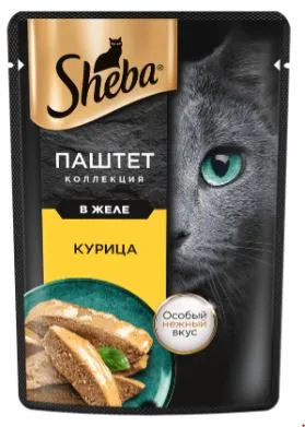 Sheba нежный паштет в желе (Курица), 75 г 
