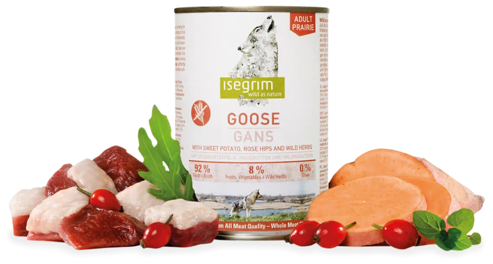 Isegrim Adult Prairie (гусь+батат, шиповник, травы)