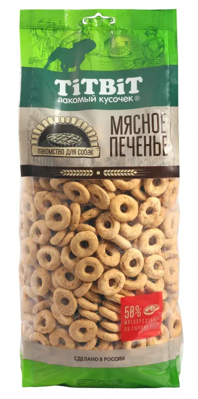 ТИТБИТ Мясные сушки с говядиной