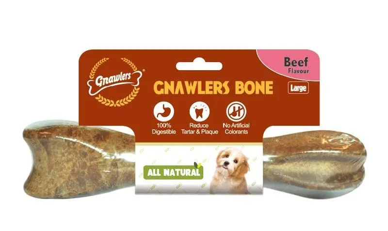 Gnawlers Bone Beef Лакомство для собак с говядиной