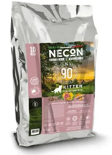 Necon Natural Wellness Kitten (Индейка, рис)