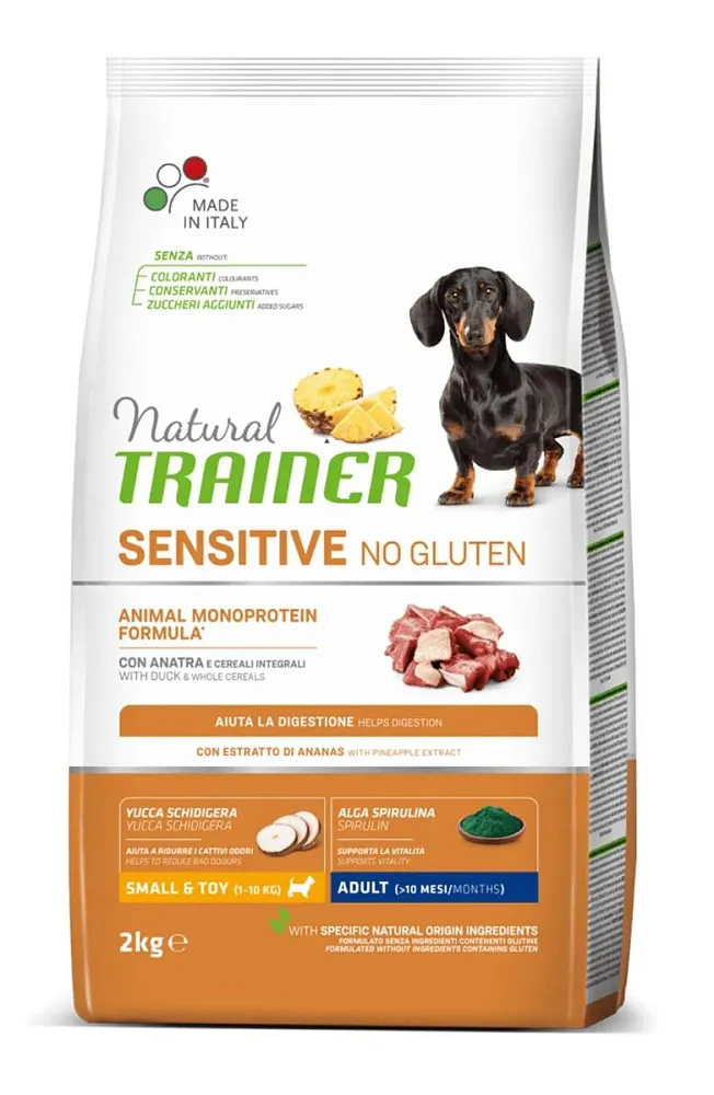 Trainer Natural Sensitive No Gluten Small&Toy Adult (Утка), 2 кг