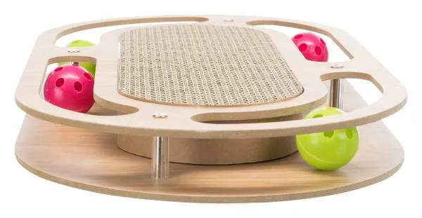 Когтеточка "Trixie" с игрушкой, дерево