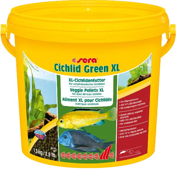 Sera Корм для цихлид "Cichlid Green" XL