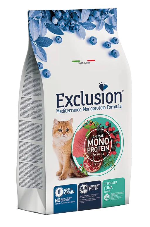 Exclusion Monoprotein Noble Grain Sterilized Cat (Тунец)