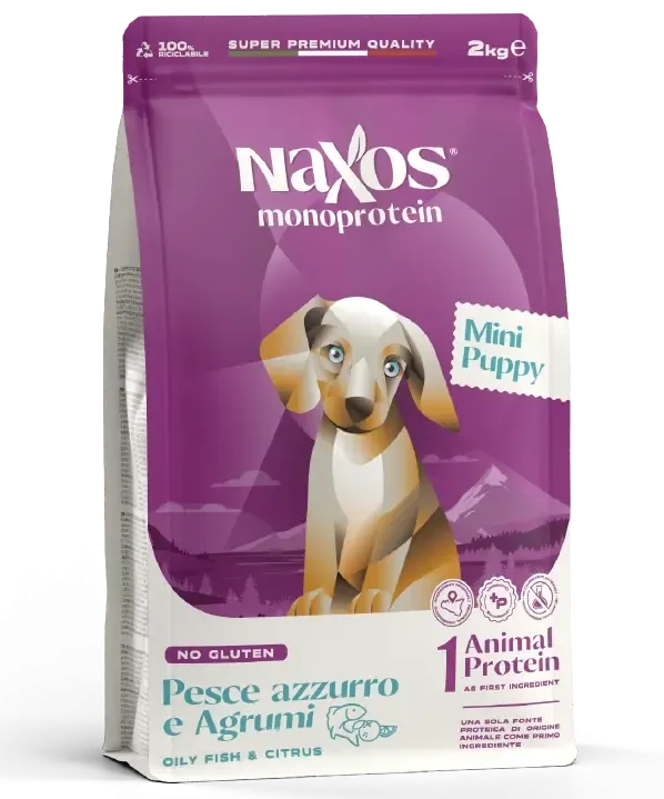 Naxos Puppy Mini (Рыба, цитрусы), 500 г