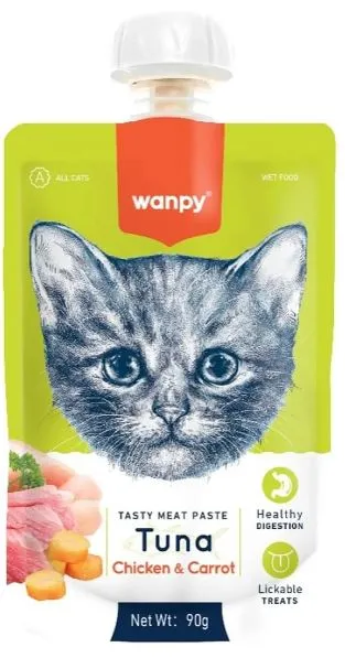 Wanpy Cat Мясное пюре из тунца