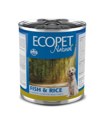 Консервы Farmina Ecopet Natural (Рыба, рис)