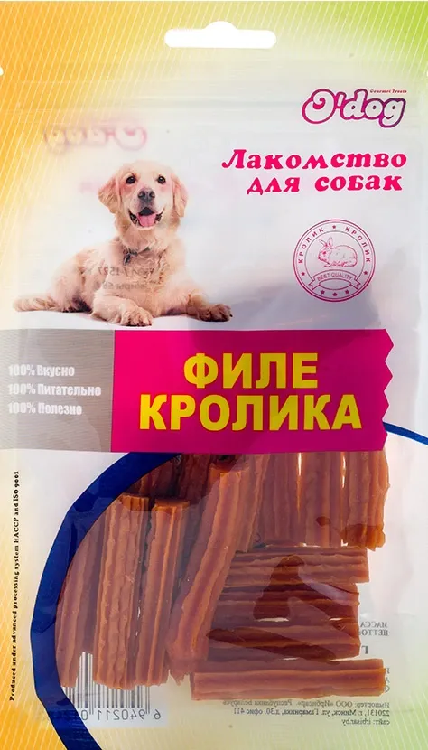 O'dog Лакомство Филе кролика
