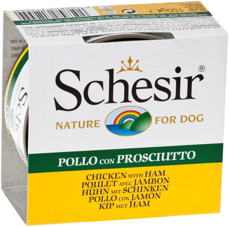 Schesir Dog Chicken Ham (Цыпленок, ветчина)