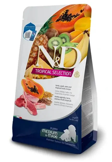 Farmina N&D LG Tropical Selection Puppy Medium & Maxi (Ягненок)