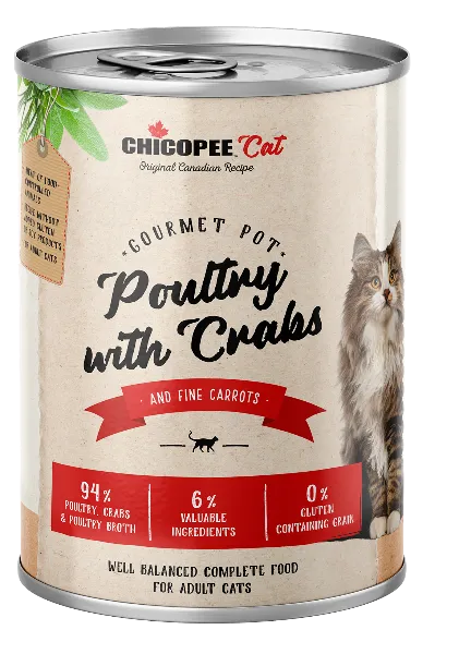 Chicopee Adult Cat (Домашняя птица с крабами)