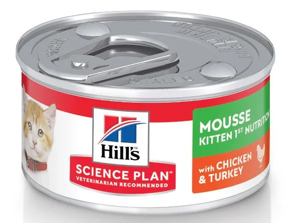 Hill's Science Plan Влажный корм для котят для здорового роста и развития (курица и индейка)