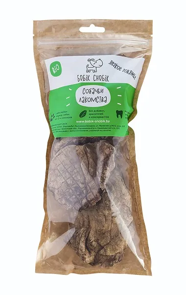 Бобик-Снобик легкое говяжье 100гр