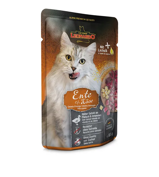 Влажный корм Leonardo Duck+Cheese (утка, сыр)