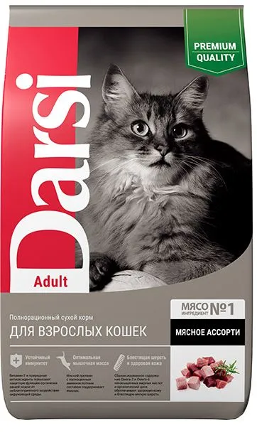 Darsi Adult для кошек (Мясное ассорти)