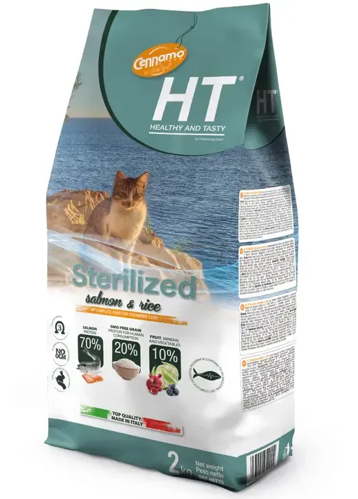 Cennamo HT Sterilized Cat (Лосось, рис)