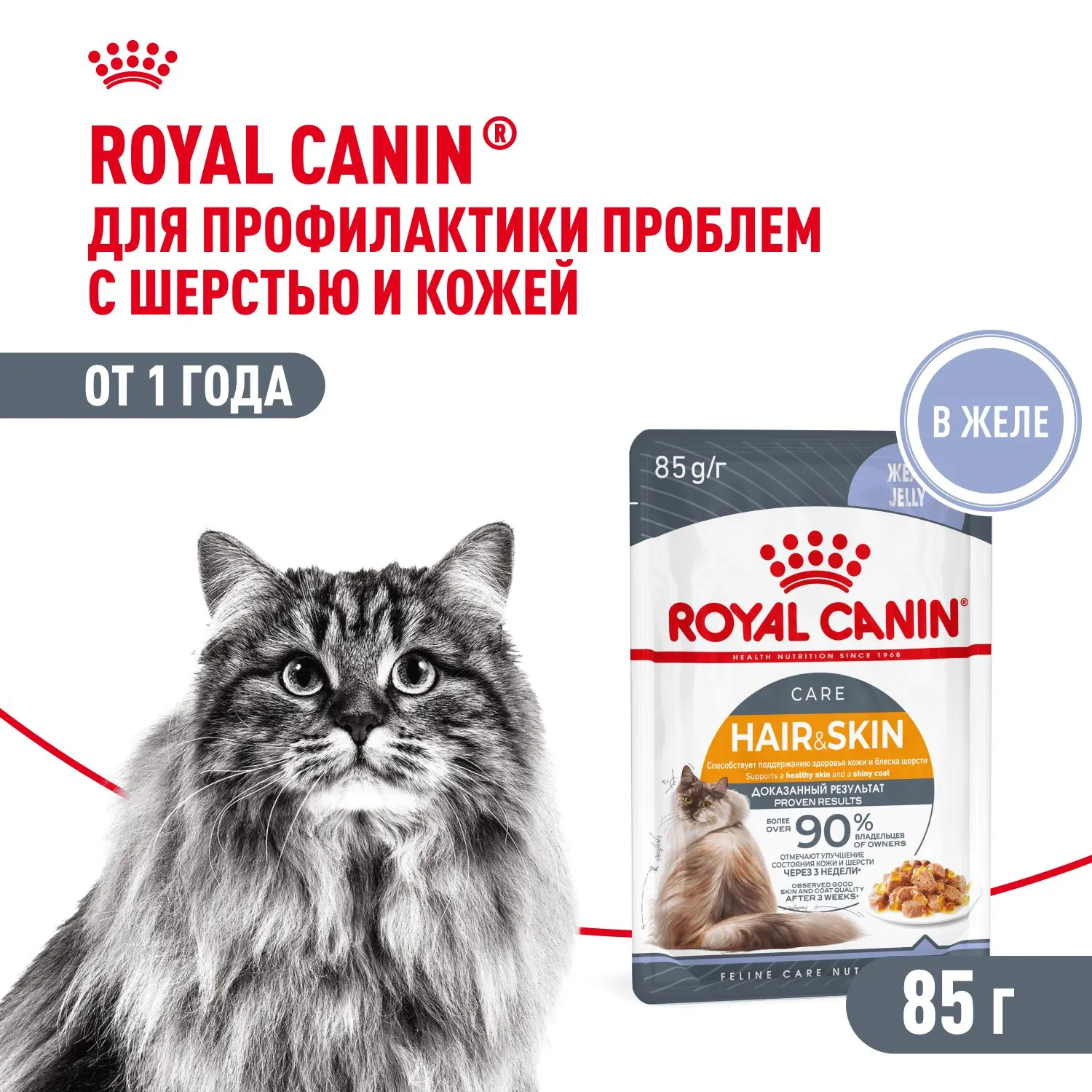 Royal Canin Hair & Skin Care (желе)