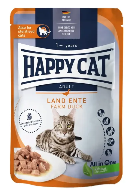 Happy Cat Culinary Кусочки в соусе (Утка)