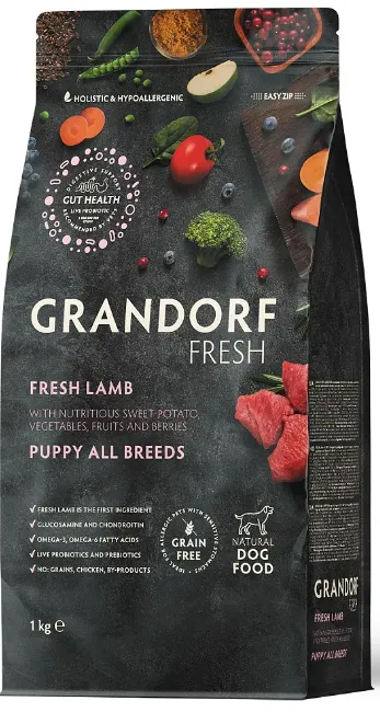  Grandorf Fresh Puppy All Breeds (ягнёнок с бататом)