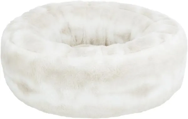 Trixie Лежак "Nelli" круглый, белый/серо-коричневый