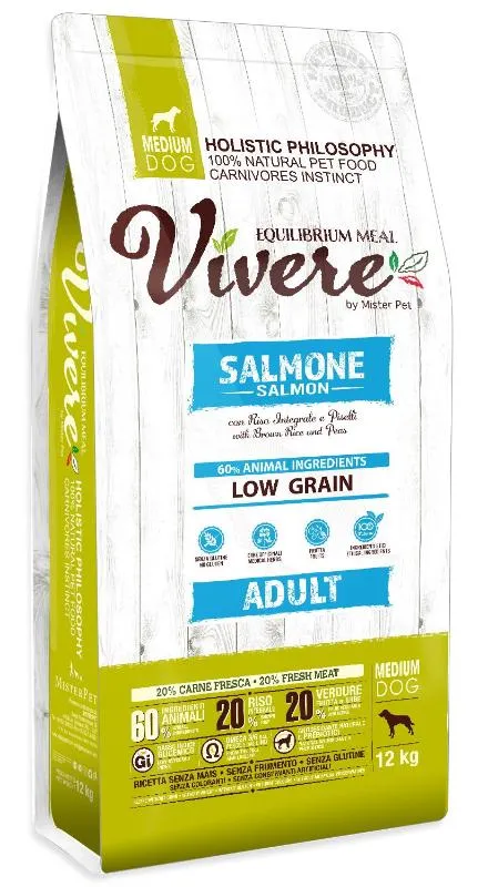 Vivere Dog Adult Medium (Лосось)