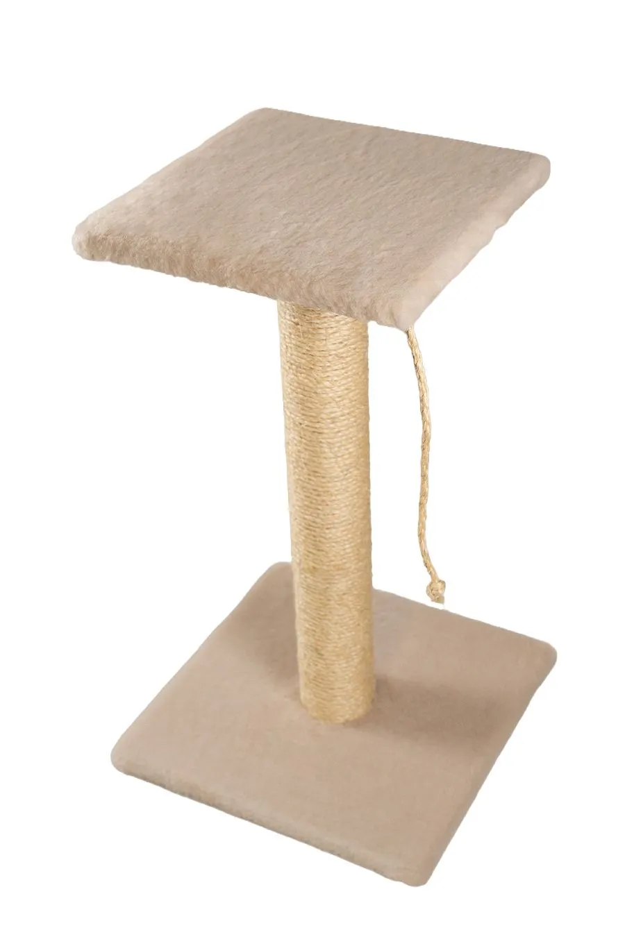 Cat House Когтеточка - столбик с полкой, 70 см, сизаль