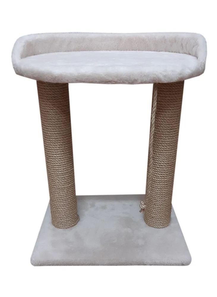 Bast Стандарт Когтеточка с овальной полкой 55 см, джут