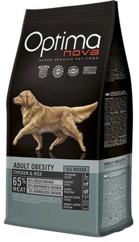 OptimaNova Adult Obesity (Курица и рис)