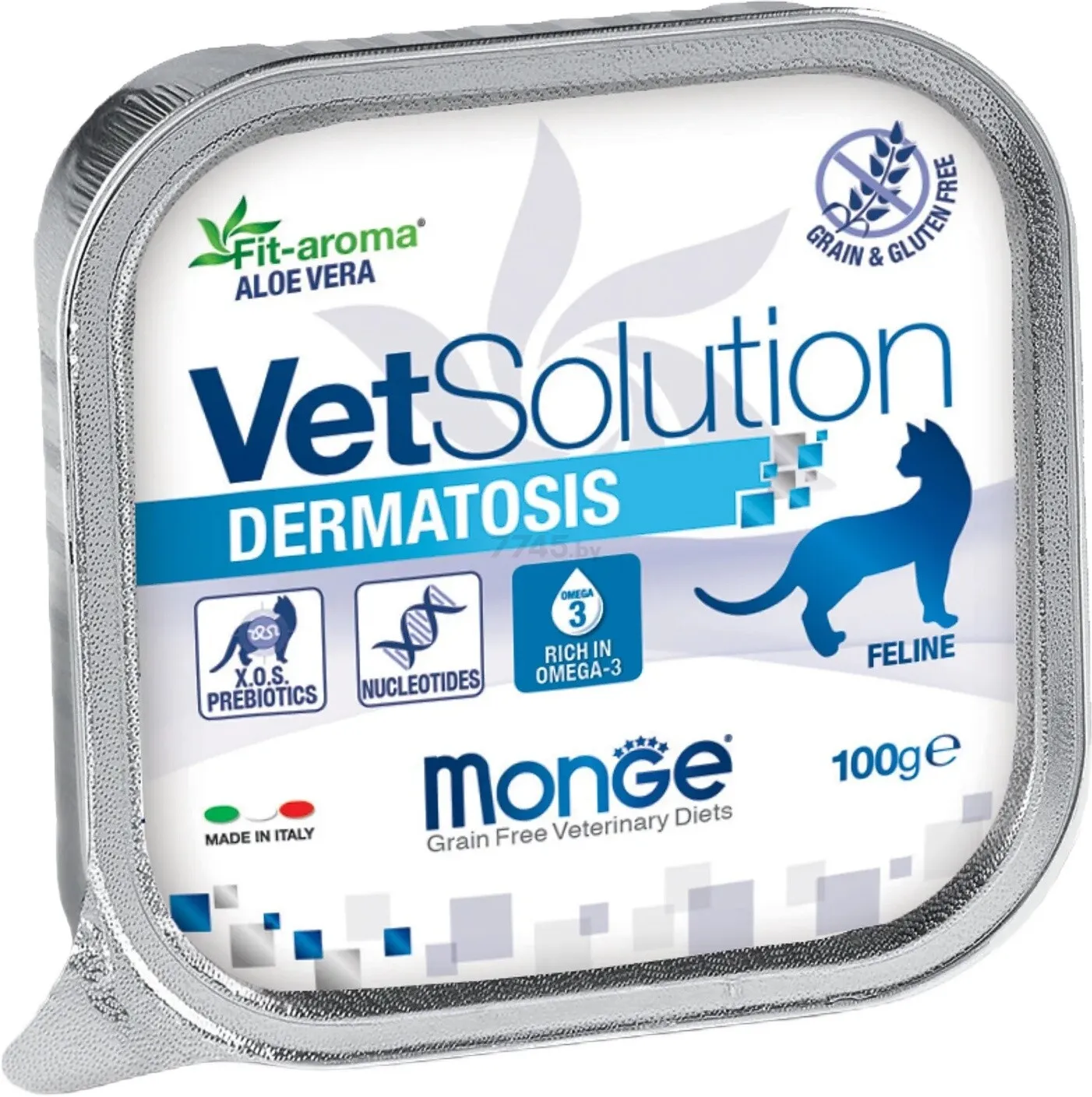 Monge Консервы VetSolution Dermatosis Cat (Свинина)