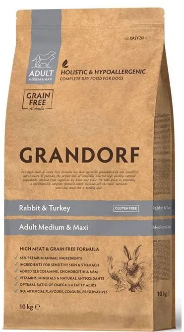 Grandorf Adult Medium & Maxi (Кролик и индейка)