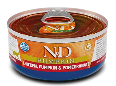 Консервы Farmina N&D Pumpkin Cat (Курица, тыква, гранат)