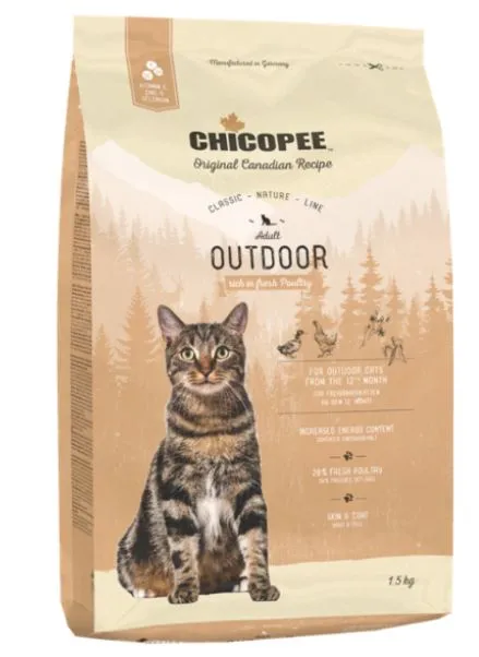 Корм Chicopee CNL Outdoor (Курица) для кошек