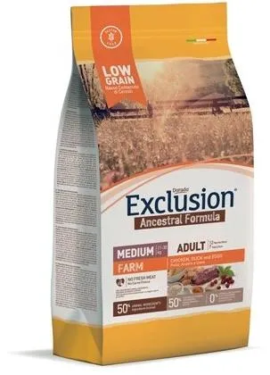 Exclusion Farm Adult Medium Breed (Курица, утка и яйца)