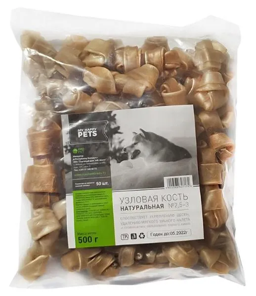 My Happy Pets Узловая кость натуральная