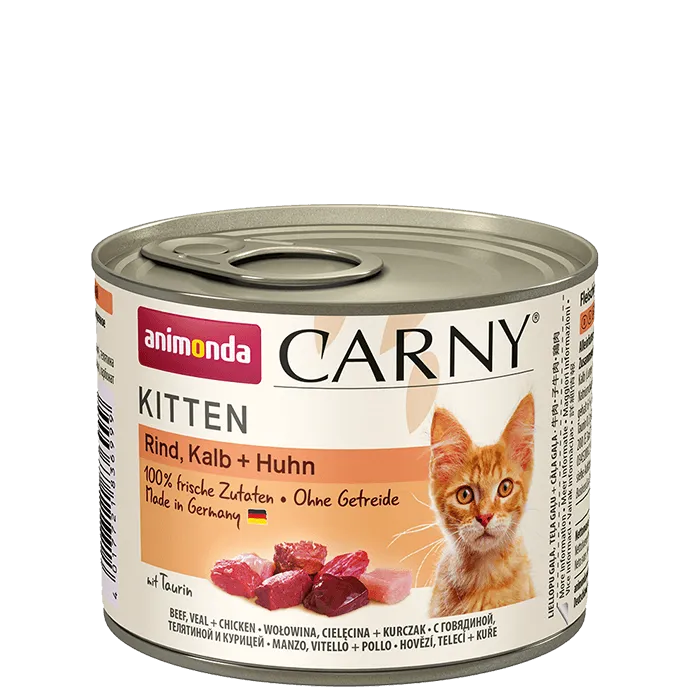 Carny Kitten (с телятиной и курицей)